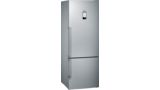 iQ500 Alttan Donduruculu Buzdolabı 193 x 70 cm Kolay temizlenebilir Inox KG56NAI40N KG56NAI40N-1