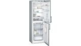 iQ300 free-standing fridge-freezer with freezer at bottom Inox-look KG34NVL24G KG34NVL24G-1