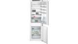iQ500 Built-in fridge-freezer with freezer at bottom 177.2 x 55.8 cm soft close flat hinge KI86NHD30 KI86NHD30-1