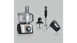 Kompakt-Küchenmaschine 1250 W Schwarz, Edelstahl gebürstet MK860FQ1 MK860FQ1-9