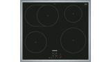 iQ300 Induction hob 60 cm Black, surface mount with frame EH645BFB1E EH645BFB1E-1