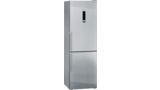 iQ500 Free-standing fridge-freezer with freezer at bottom 187 x 60 cm Inox-easyclean KG36NHI32 KG36NHI32-3