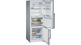 iQ700 Réfrigérateur combiné pose-libre 193 x 70 cm Inox KG56FPI40 KG56FPI40-2