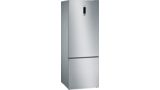 iQ300 Réfrigérateur combiné pose-libre 193 x 70 cm Inox anti trace de doigts KG56NXI30 KG56NXI30-1