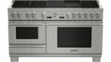 Cuisinière pose-libre large avec deux modes de cuisson 60'' Pro Grand® Commercial Depth PRD606RCSG PRD606RCSG-1