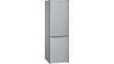 iQ100 free-standing fridge-freezer with freezer at bottom 186 x 60 cm Inox-look KG36NNL30 KG36NNL30-1