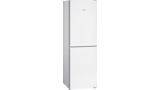 iQ300 Free-standing fridge-freezer with freezer at bottom 186 x 60 cm White KG34NVW35G KG34NVW35G-1