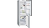 iQ100 free-standing fridge-freezer with freezer at bottom 186 x 60 cm Inox-look KG36NNL30 KG36NNL30-4
