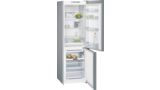 iQ100 Frigo-congelatore combinato da libero posizionamento 186 x 60 cm inox look KG36NNL30 KG36NNL30-3