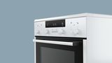 iQ300 Ελεύθερη κουζίνα με ηλεκτρικές εστίες Λευκό HA743220G HA743220G-2