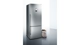 iQ700 Alttan Donduruculu Buzdolabı 193 x 70 cm Kolay temizlenebilir Inox KG56NPI30N KG56NPI30N-1