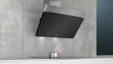 iQ500 wall-mounted cooker hood 90 cm clear glass black printed LC98KPP60 LC98KPP60-6