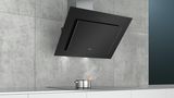 iQ500 wall-mounted cooker hood 90 cm clear glass black printed LC98KLP60 LC98KLP60-6
