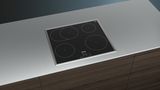 iQ300 Induction hob 60 cm Black, surface mount with frame EH645BFB1E EH645BFB1E-4