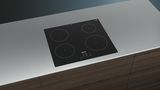 iQ100 Induction hob 60 cm Black,  EU611BEB1E EU611BEB1E-4