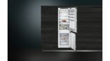 iQ500 built-in fridge-freezer with freezer at bottom 177.2 x 55.8 cm soft close flat hinge KI86NAD30A KI86NAD30A-2