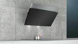 iQ500 wall-mounted cooker hood 90 cm clear glass black printed LC98KPP60 LC98KPP60-7