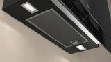 N 90 Wall-mounted cooker hood 90 cm clear glass black printed D95FMS1N0B D95FMS1N0B-4