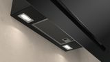 N 90 Wall-mounted cooker hood 90 cm clear glass black printed D95IMT1N0B D95IMT1N0B-3