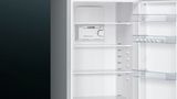 iQ100 free-standing fridge-freezer with freezer at bottom 186 x 60 cm Inox-look KG36NNL30K KG36NNL30K-6