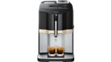 Kaffeevollautomat EQ.3 s500 Edelstahl, Klavierlack schwarz TI305506DE TI305506DE-3