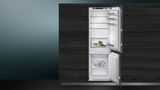 iQ300 Built-in fridge-freezer with freezer at bottom 177.2 x 54.1 cm flat hinge KI86NVF30G KI86NVF30G-2