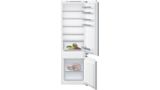 iQ300 Built-in fridge-freezer with freezer at bottom 177.2 x 54.1 cm flat hinge KI87VVF30G KI87VVF30G-1