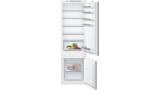 iQ300 Built-in fridge-freezer with freezer at bottom 177.2 x 54.1 cm sliding hinge KI87VVS30G KI87VVS30G-1