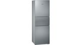 iQ300 fridge-freezer, 3 doors 185.4 x 61.2 cm Silver KG28UA290K KG28UA290K-2
