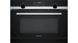 iQ500 Built-in compact microwave with steam function 60 x 45 cm Stainless steel CO565AGS0 CO565AGS0-1