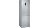iQ300 Réfrigérateur combiné pose-libre 186 x 60 cm Inox anti trace de doigts KG36NXI35 KG36NXI35-1