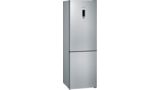 iQ300 Free-standing fridge-freezer with freezer at bottom 203 x 60 cm Inox-easyclean KG39NXI35 KG39NXI35-1