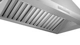 Professional wall-mounted cooker hood, pyramid design 48'' Stainless Steel HPCN48WS HPCN48WS-4