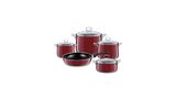 Topf-Set Geschirr-Set 5-tlg. rot 17001212 17001212-1