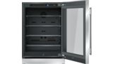 Freedom® Built in refrigerator with glass door 24'' Professional acier inox T24UR910RS T24UR910RS-2