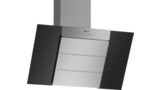 N 50 Wall-mounted cooker hood 80 cm clear glass black printed D85IBE1S0B D85IBE1S0B-1