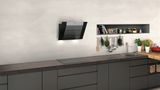 N 50 Wall-mounted cooker hood 60 cm clear glass black printed D65IBE1S0B D65IBE1S0B-5