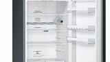 iQ300 Free-standing fridge-freezer with freezer at bottom 203 x 60 cm Black stainless steel KG39NXB35 KG39NXB35-5