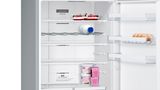 iQ300 Free-standing fridge-freezer with freezer at bottom 203 x 70 cm Inox-easyclean KG49NXI30 KG49NXI30-3