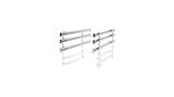 Telescoping extension rails 3-fold Telescoping guide pair (left and right), not for pyrolysis 5/3 for 60 cm units (full steam), max. 15 kg 11005093 11005093-2