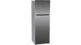 iQ300 free-standing fridge-freezer with freezer at top 155.6 x 55 cm Inox-look KD25NVL3AK KD25NVL3AK-1