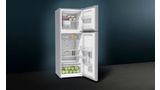 iQ300 free-standing fridge-freezer with freezer at top 155.6 x 55 cm Inox-look KD25NVL3AK KD25NVL3AK-2