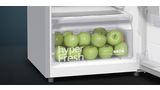 iQ300 free-standing fridge-freezer with freezer at top 155.6 x 55 cm Inox-look KD25NVL3AK KD25NVL3AK-6