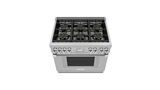 Gas Professional Range 36'' Pro Harmony® Standard Depth Stainless Steel PRG366WH PRG366WH-7
