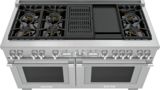 Cuisinière pose-libre large avec deux modes de cuisson 60'' Pro Grand® Commercial Depth PRD606WCG PRD606WCG-3