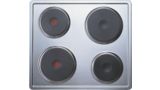 ΕΣΤΙΕΣ B 8624 X 60 cm control panel on the cooker, Ανοξείδωτο B8624X B8624X-1