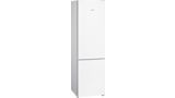 iQ300 Free-standing fridge-freezer with freezer at bottom 203 x 60 cm White KG39NVW35 KG39NVW35-1