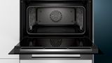 iQ700 Built-in compact oven with steam function 60 x 45 cm Black CS858GRB7B CS858GRB7B-4