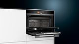 iQ700 Built-in compact oven with steam function 60 x 45 cm Black CS858GRB7B CS858GRB7B-5