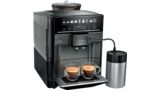 Kaffeevollautomat EQ6 plus extraKlasse Dark inox TE657F09DE TE657F09DE-1